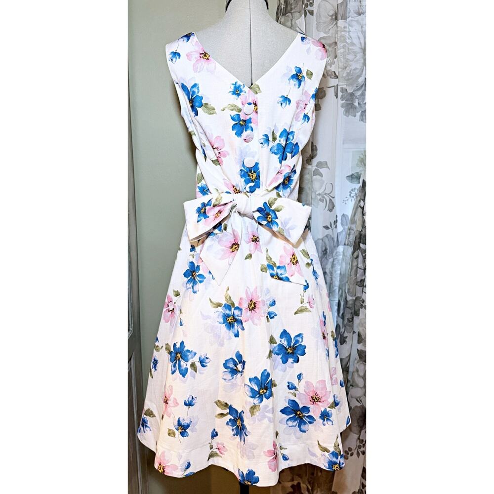 Liz Lisa Large Floral Back Ribbon OP Dress Jfashion Gyaru Himekaji Girl Japan - Picture 9 of 16